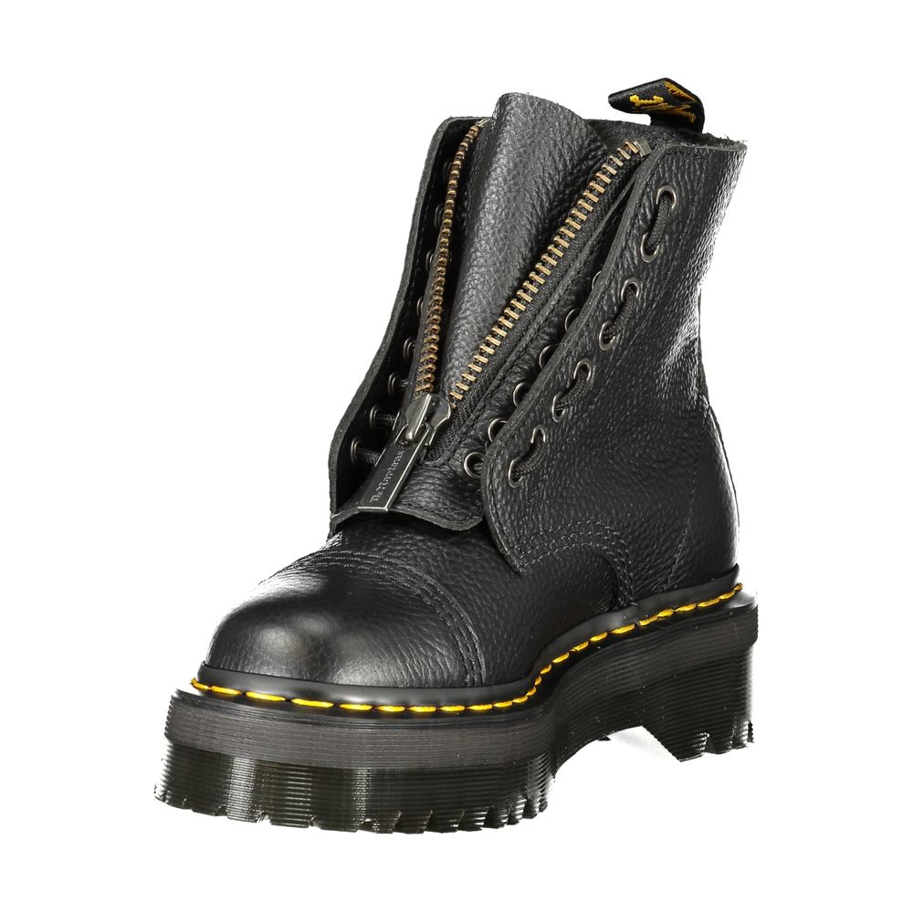 Dr. Martens Black Polyester Ankle