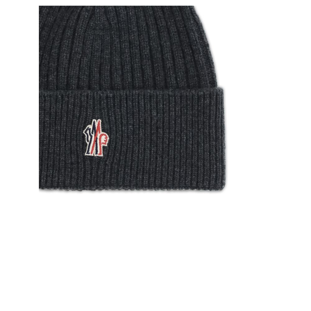 Moncler Grenoble Black Cashmere Beanie