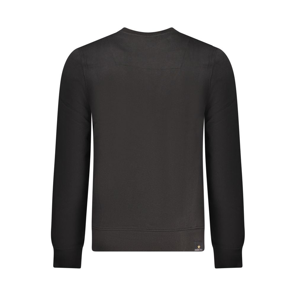 Accademia Militare Black Cotton Men Sweater
