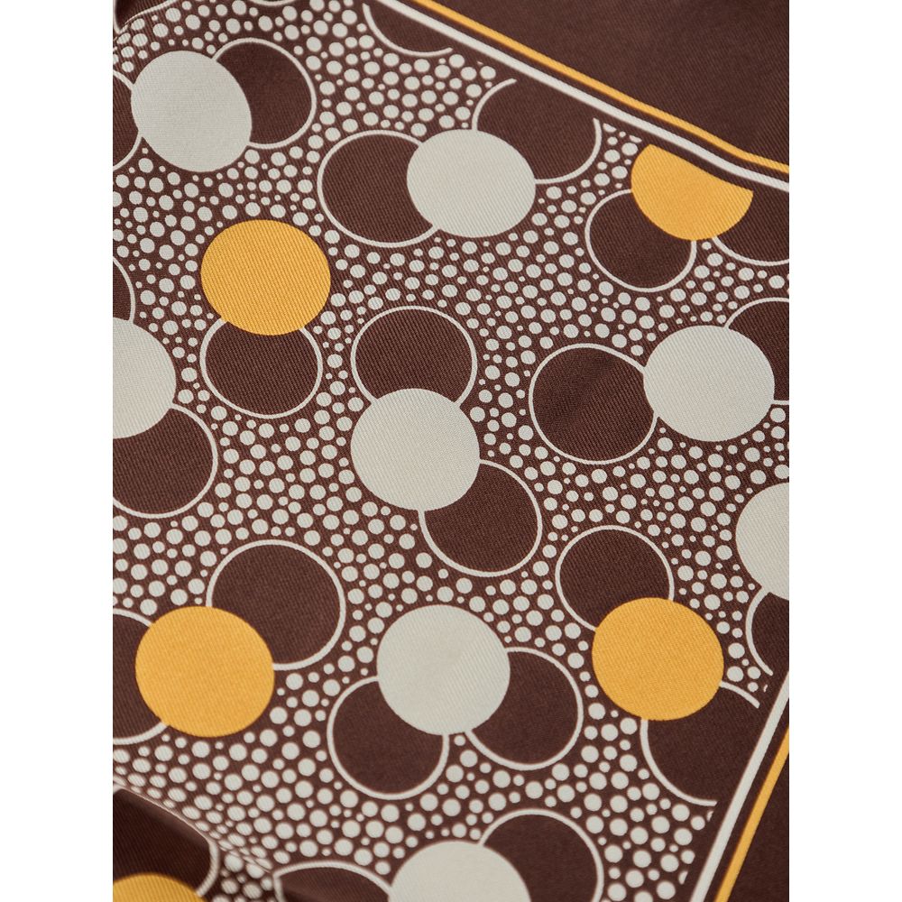Tom Ford Brown Silk Pocket Square