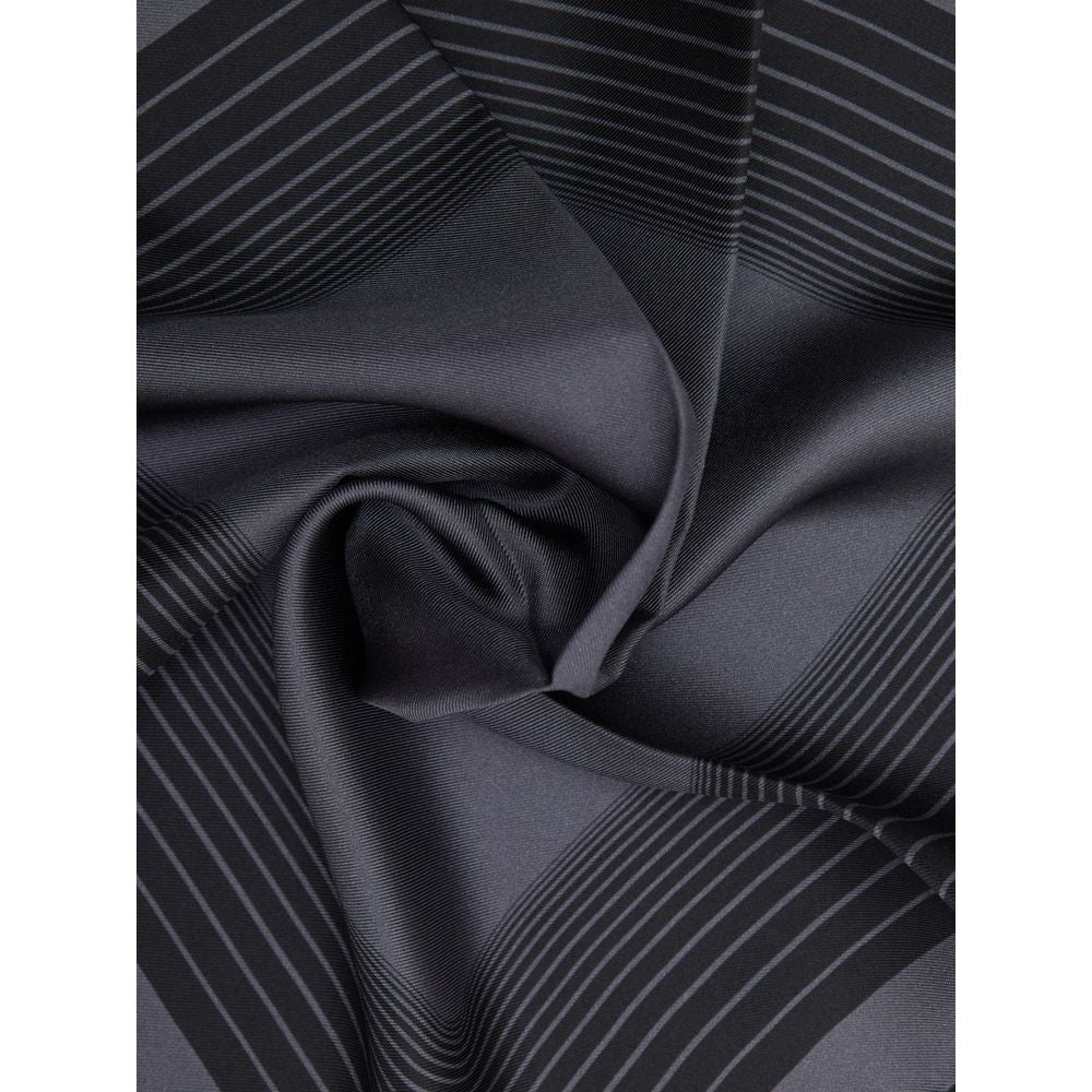 Tom Ford Gray Silk Pocket Square