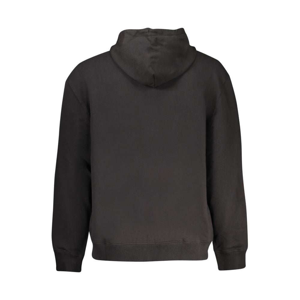Calvin Klein Black Cotton Men's Sweatshirt Hoodie