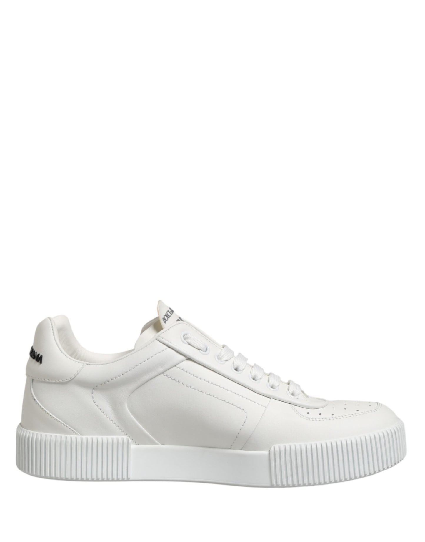 Dolce & Gabbana MIAMI Calf Low Top Men Sneakers  White