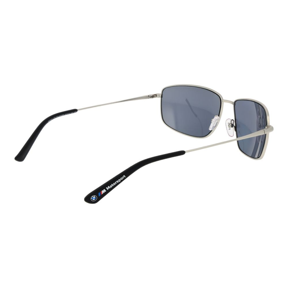 BMW Motorsport Silver Metal Sunglasses