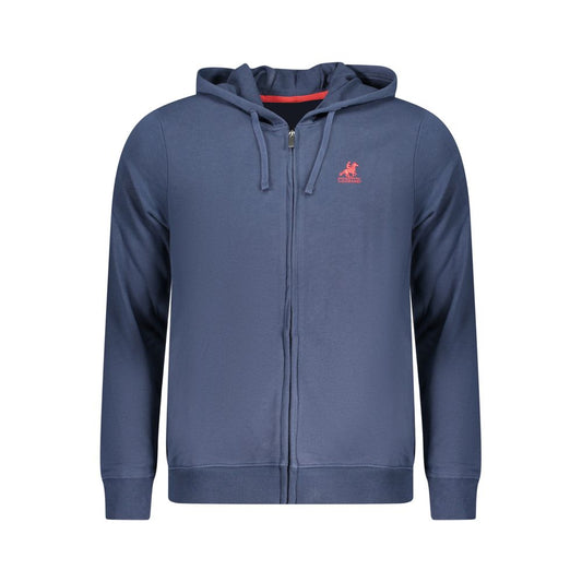 U.S. Grand Polo Blue Cotton Men's Hoodie