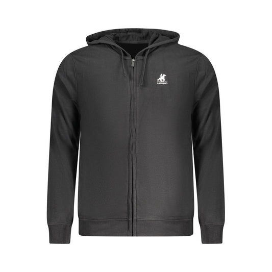 U.S. Grand Polo Black Cotton Men's Hoodie