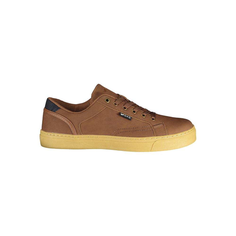 Gas Marrone Polyurethane Men Sneaker