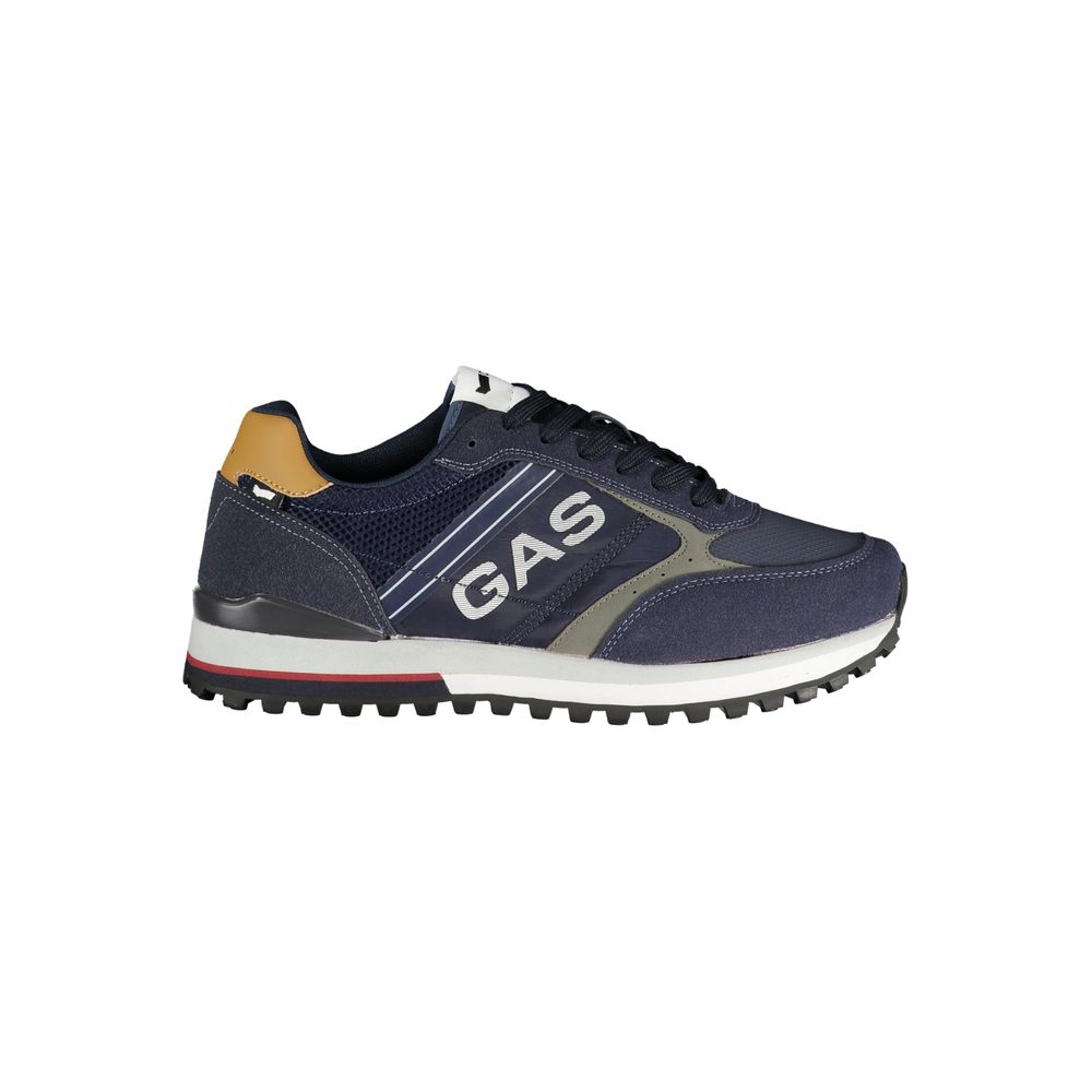 Gas Blu Polyurethane Men Sneaker