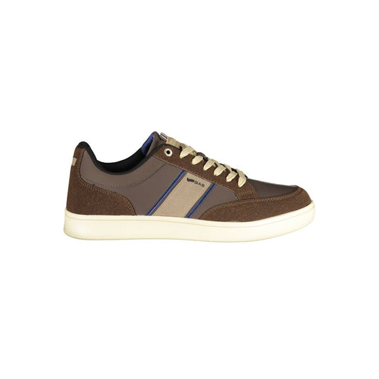 Gas Marrone Poliuretano Men Sneaker