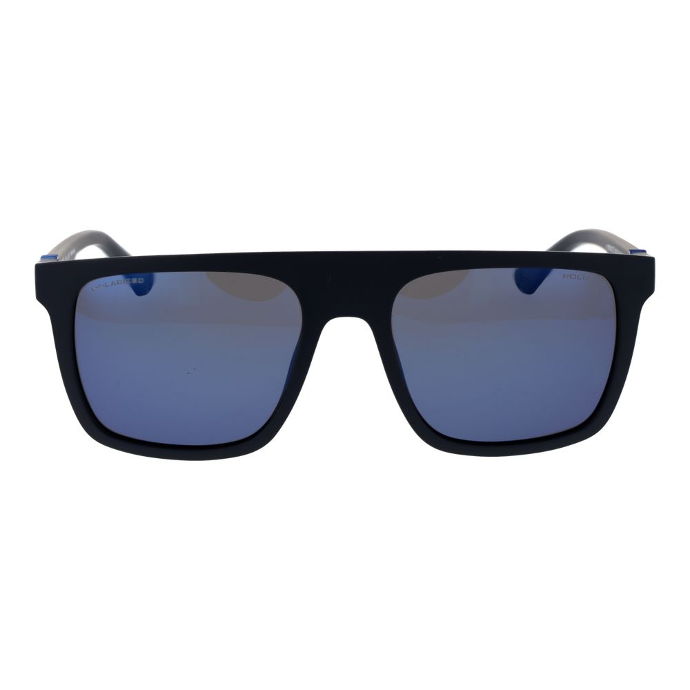 Police Blue Plastic Sunglasses