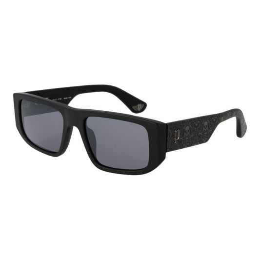 Police Black Cellulose Acetate Sunglasses
