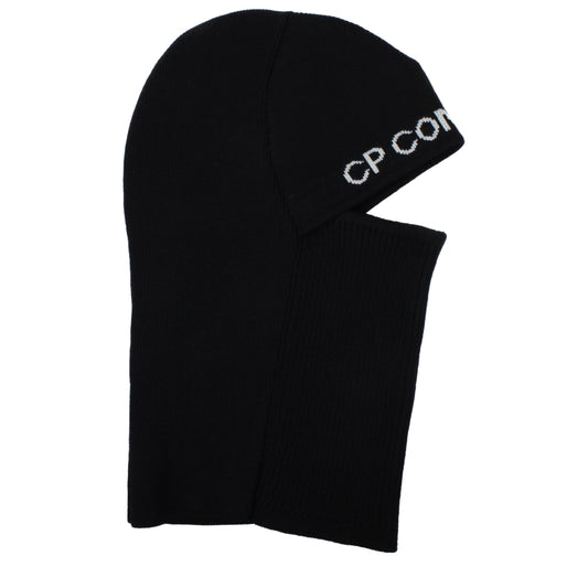 C.P. Company Black Wool Hat
