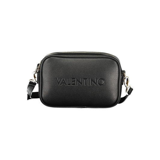 Mario Valentino Black Polyurethane Women Handbag