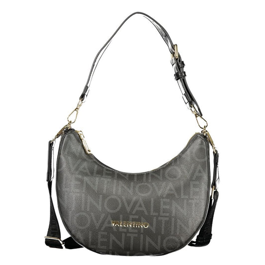 Mario Valentino Black Polyurethane Women Handbag