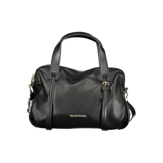 Mario Valentino Black Polyurethane Women Handbag