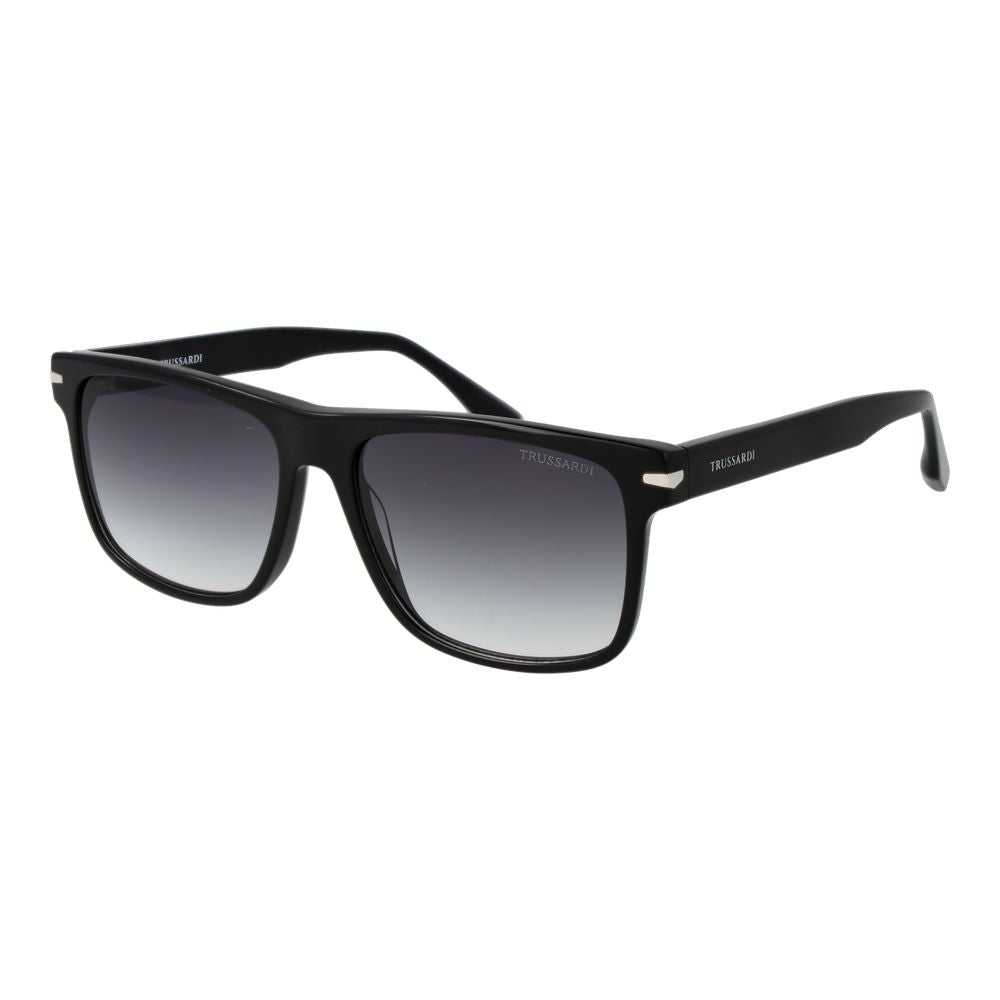 Trussardi Black Acetate Sunglasses