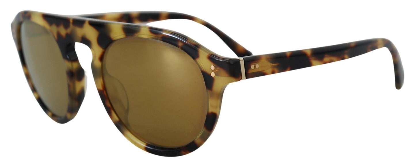 Dolce & Gabbana Chic Tortoiseshell Acetate Sunglasses