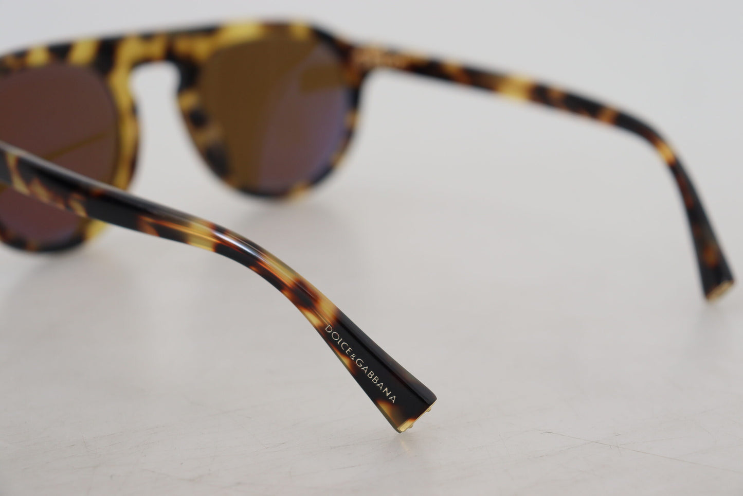 Dolce & Gabbana Chic Tortoiseshell Acetate Sunglasses