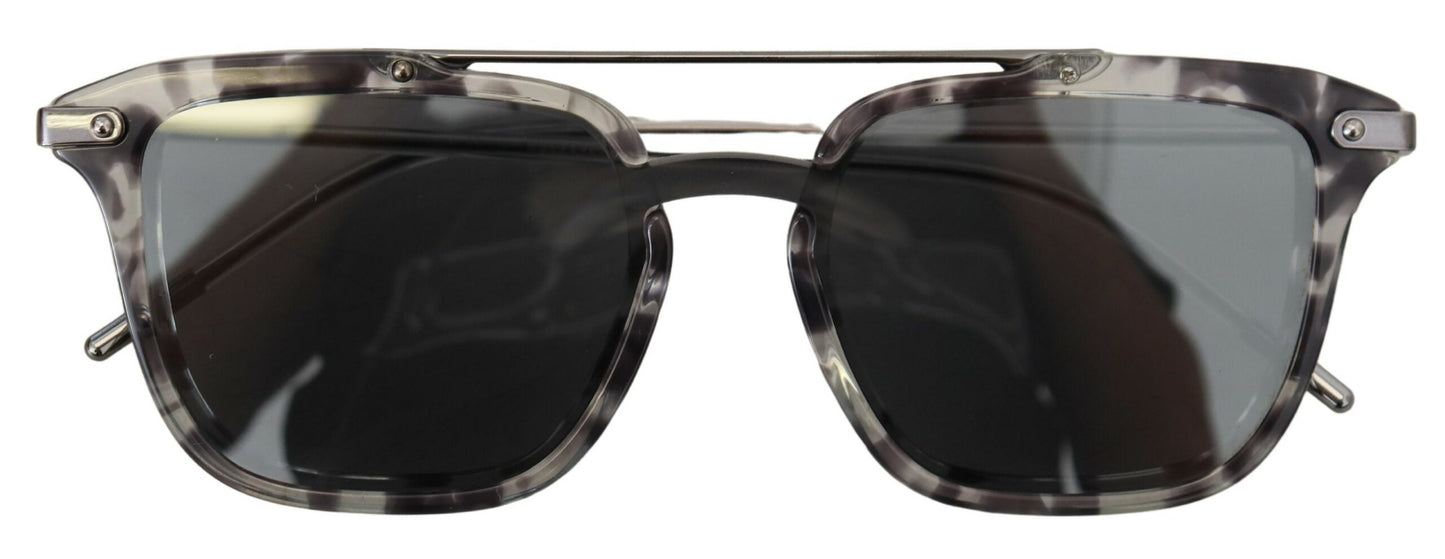 Dolce & Gabbana Stunning Grey Acetate Sunglasses