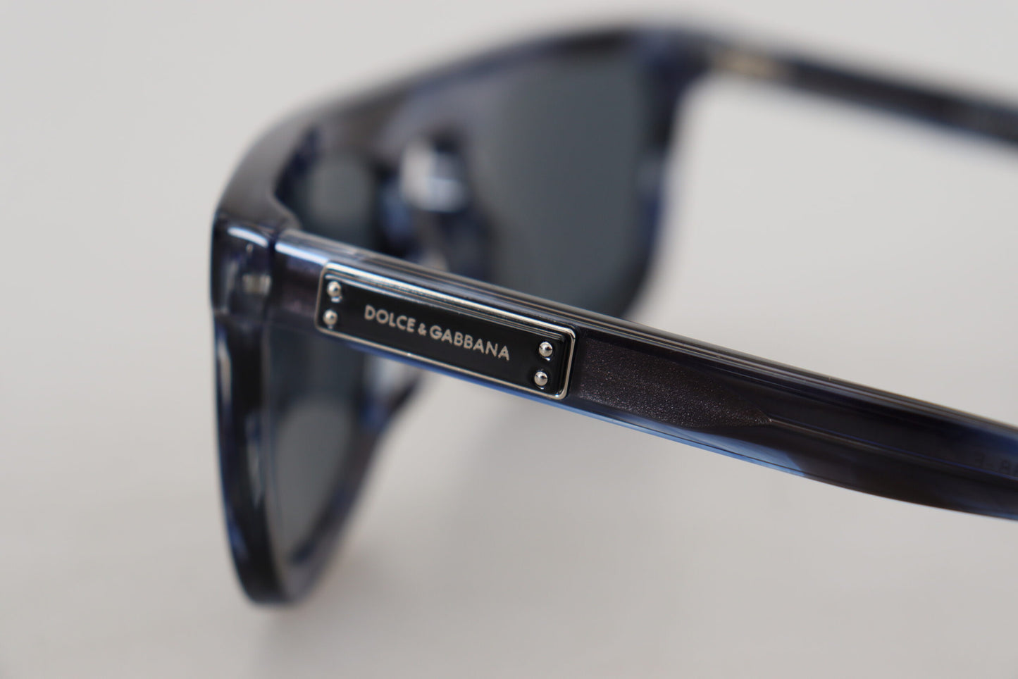 Dolce & Gabbana Elegant Blue Acetate Sunglasses