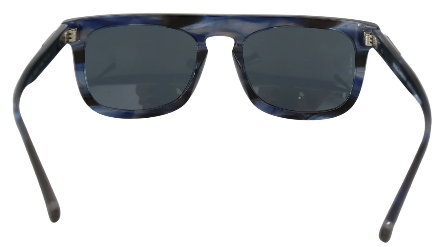 Dolce & Gabbana Elegant Blue Acetate Sunglasses