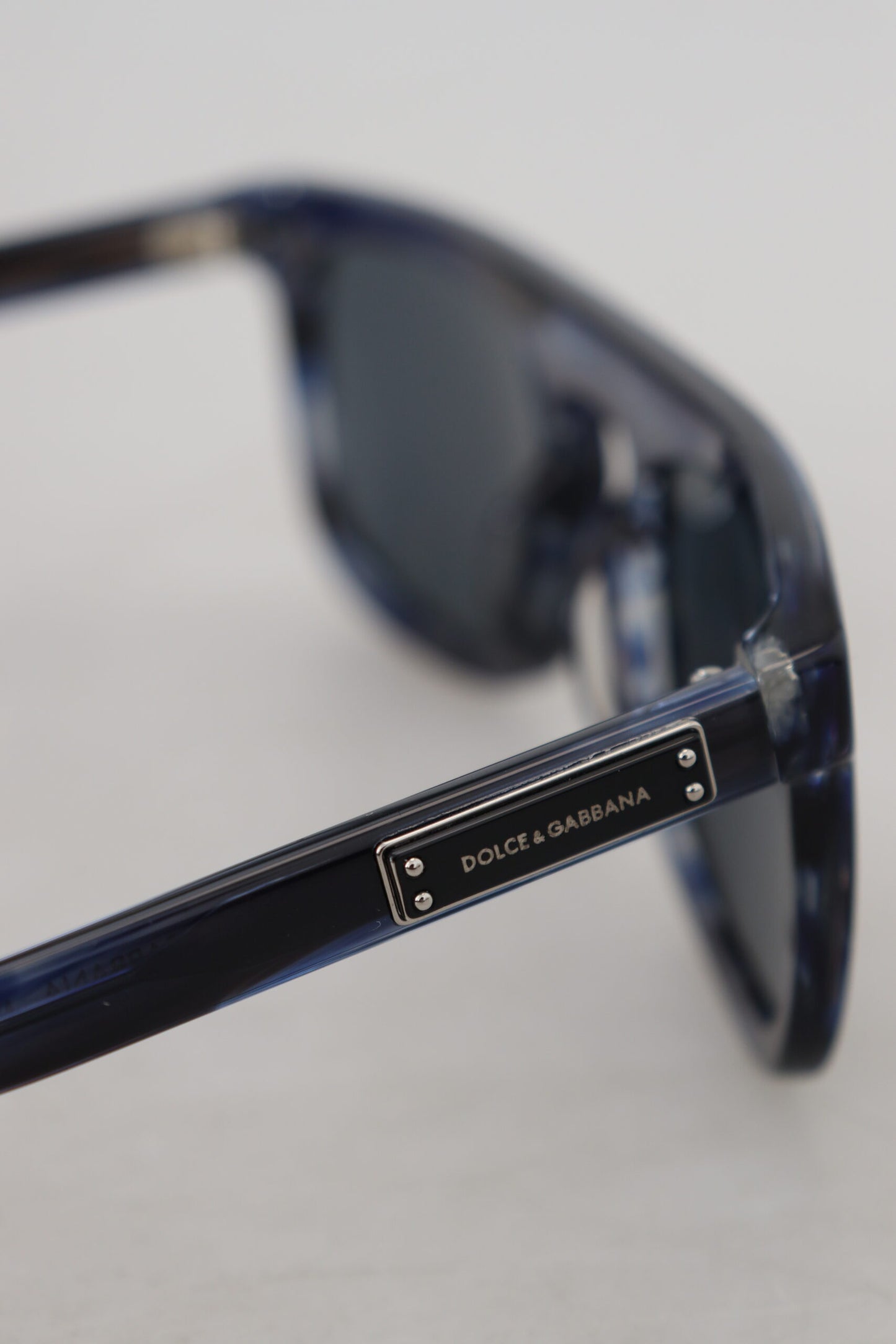 Dolce & Gabbana Elegant Blue Acetate Sunglasses