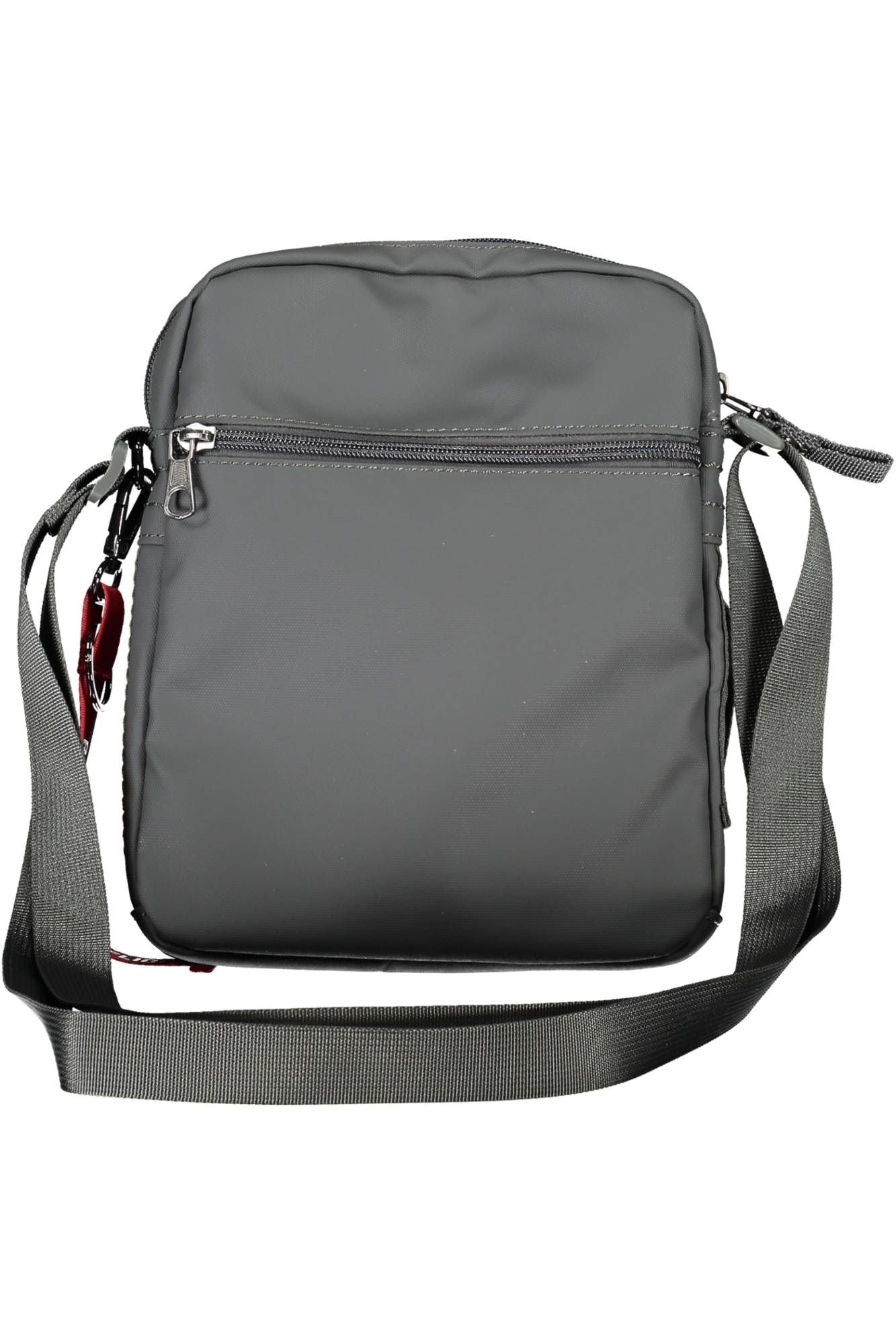 Aeronautica Militare Sleek Gray Shoulder Bag with Contrasting Details