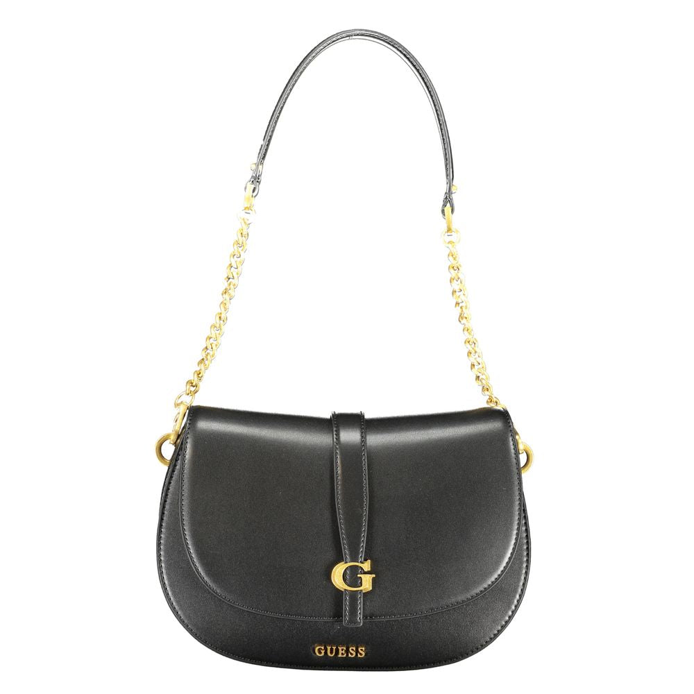 Guess Jeans Black Polyethylene Handbag