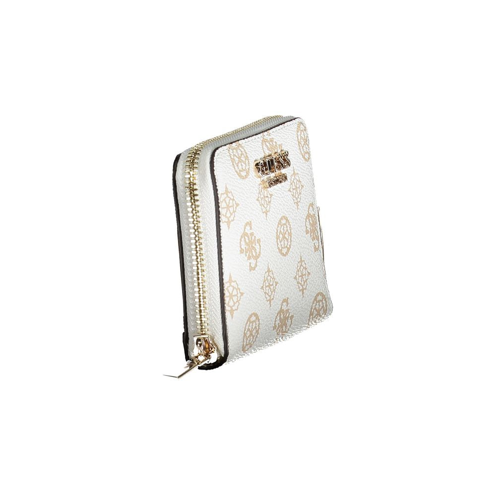 Guess Jeans White Polyethylene Wallet