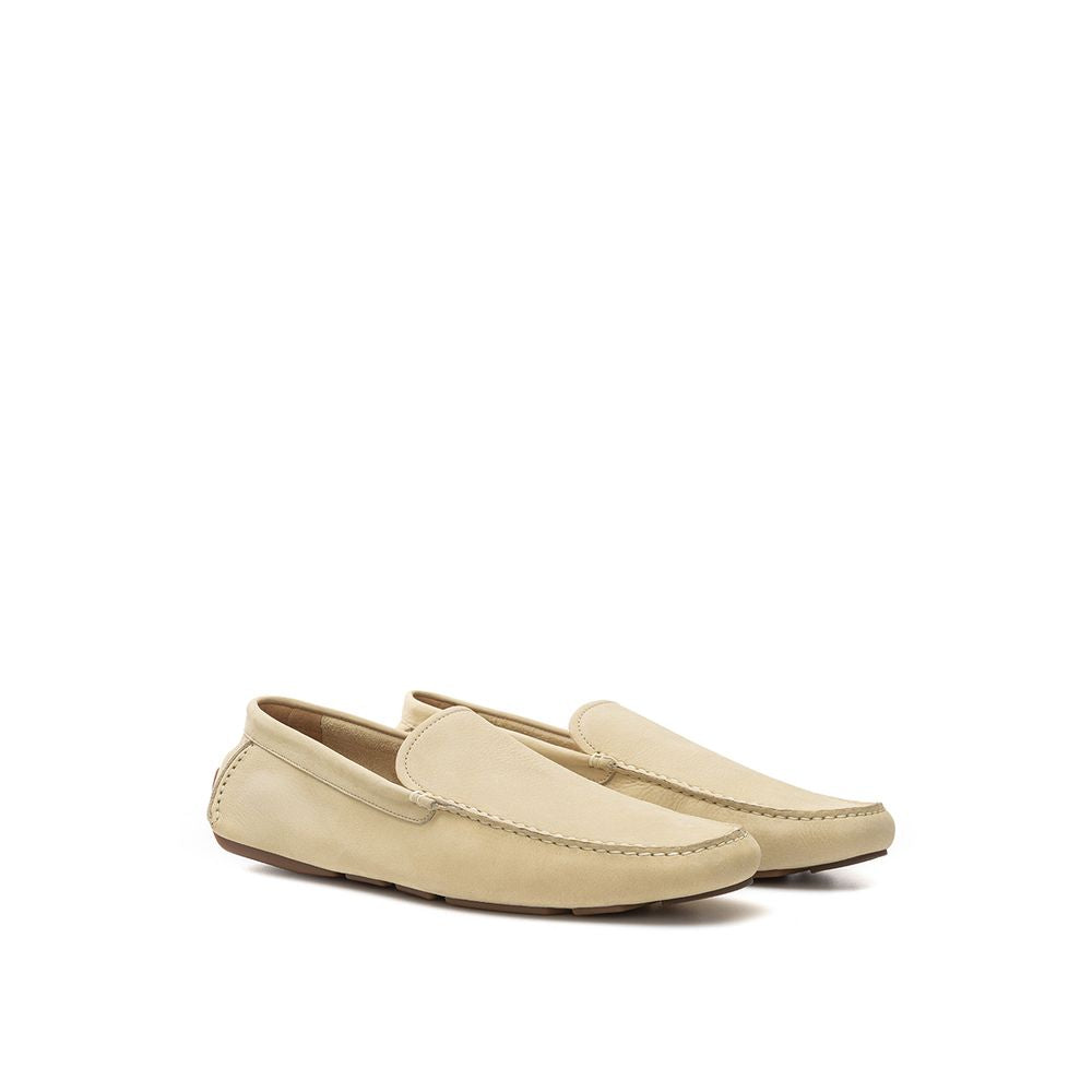 Bally Beige Leather Loafer