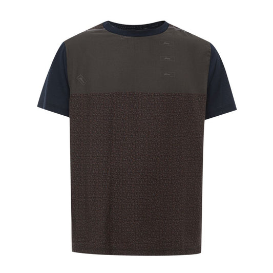 Brioni Blue Cotton T-Shirt