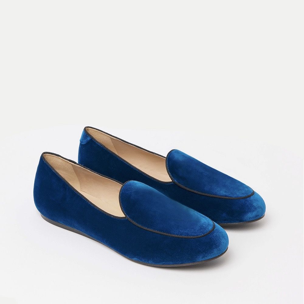 Charles Philip Elegant Velvet Matteo Moccasins