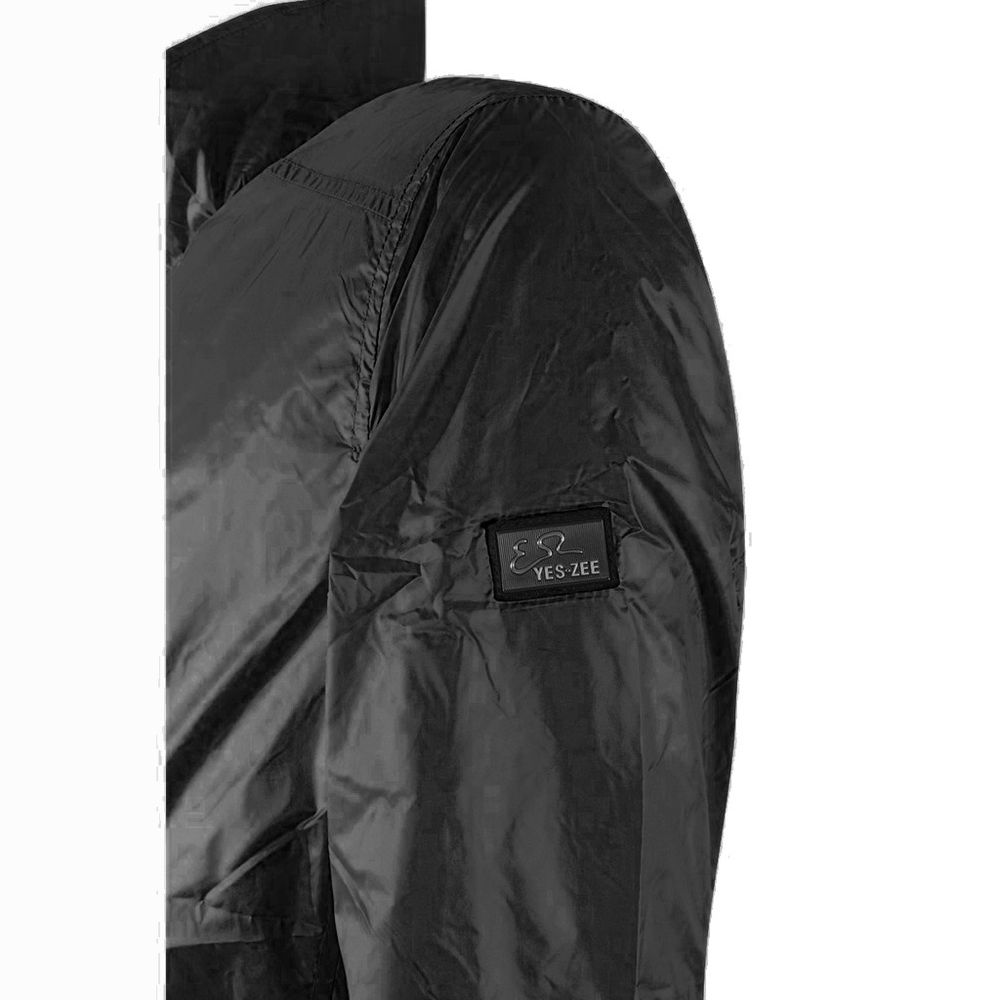 Yes Zee Sleek Black Nylon Men's Jacket