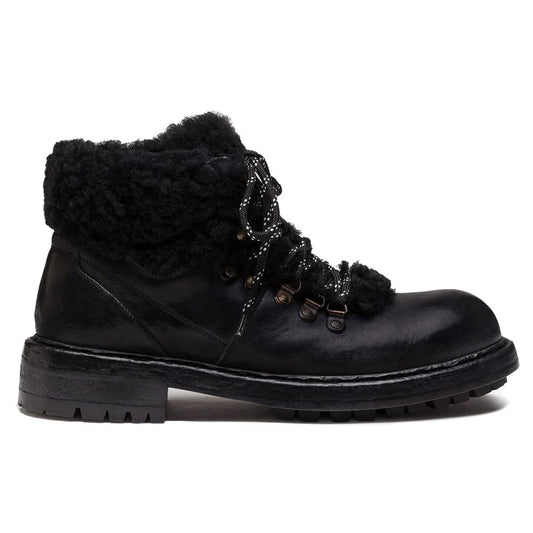 Dolce & Gabbana Black Leather Di Calfskin Boot