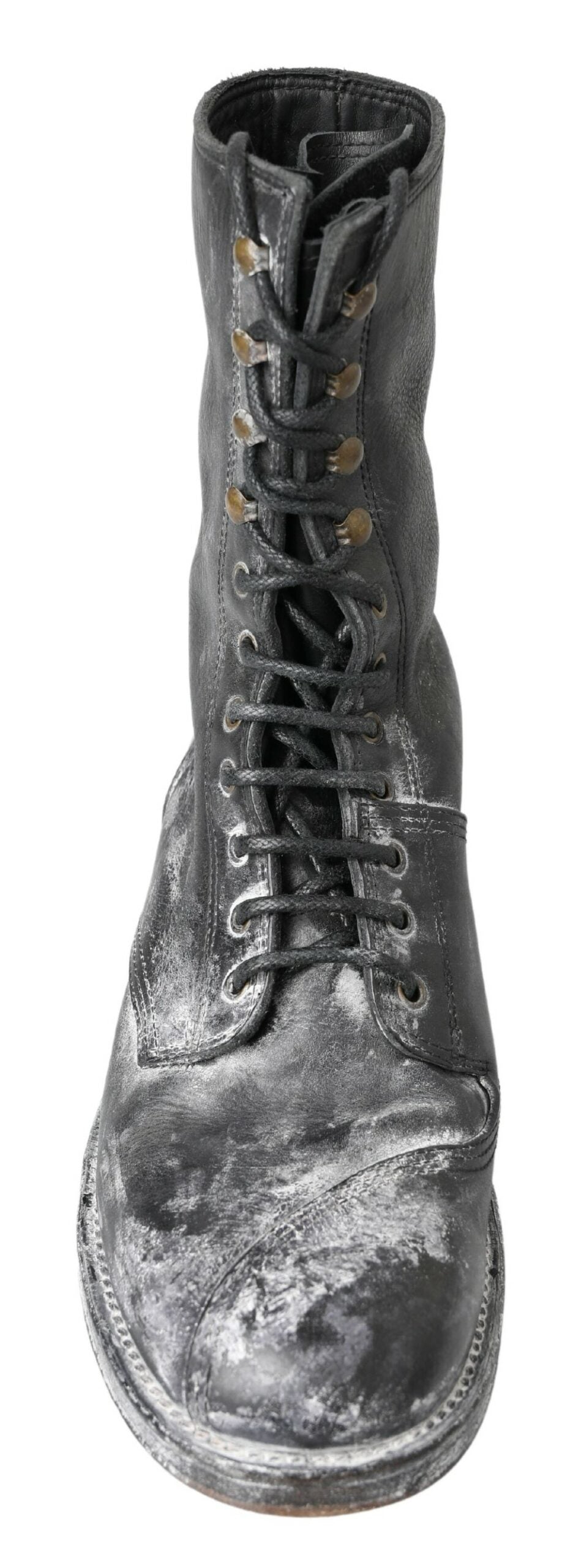 Dolce & Gabbana Elegant Combat Leather Boots