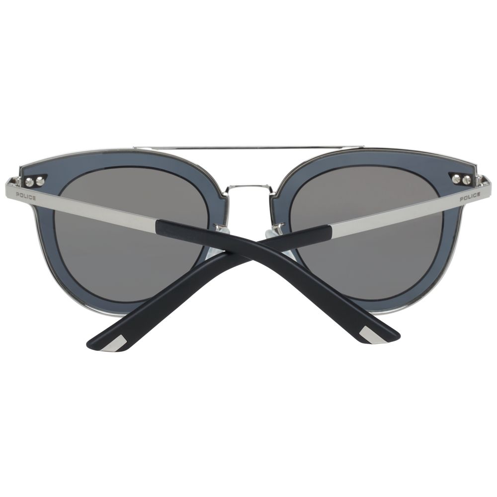 Police Silver Men Sunglasses