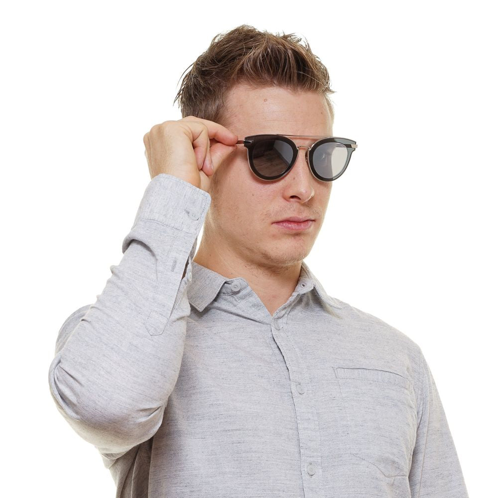 Police Silver Men Sunglasses