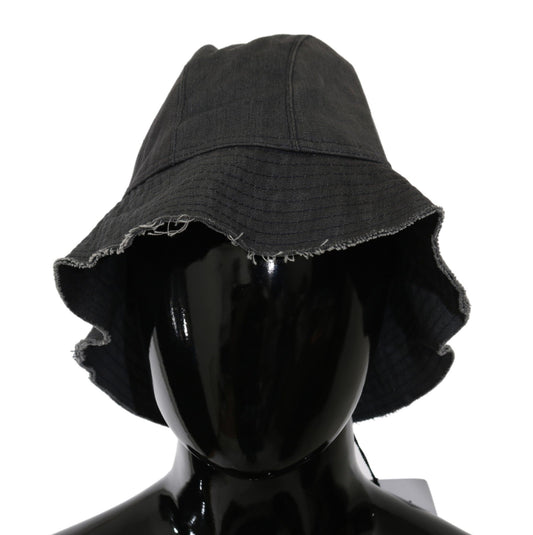 Costume National Chic Black Bucket Hat - Timeless Accessory