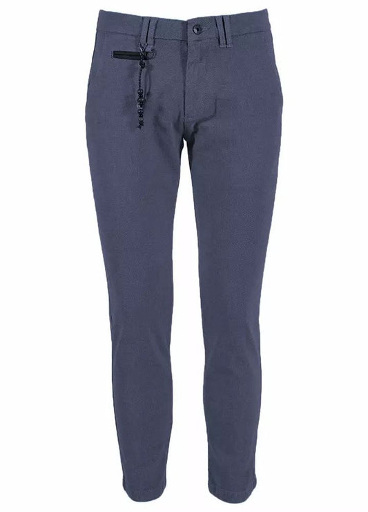 Yes Zee Chic Blue Chinos for Men