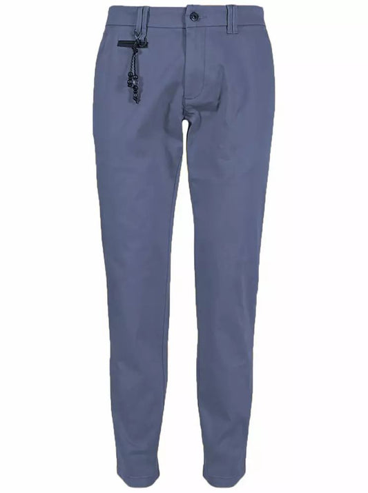 Yes Zee Chic Blue Chinos for Men