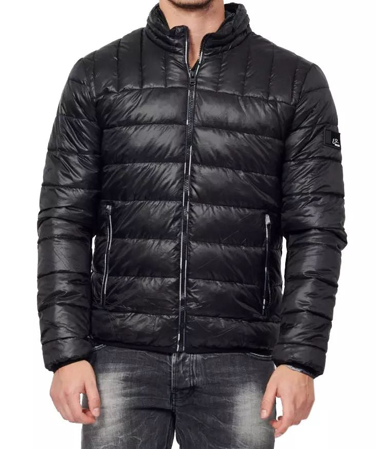 Yes Zee Sleek Camouflage-Lined Quilted Jacket