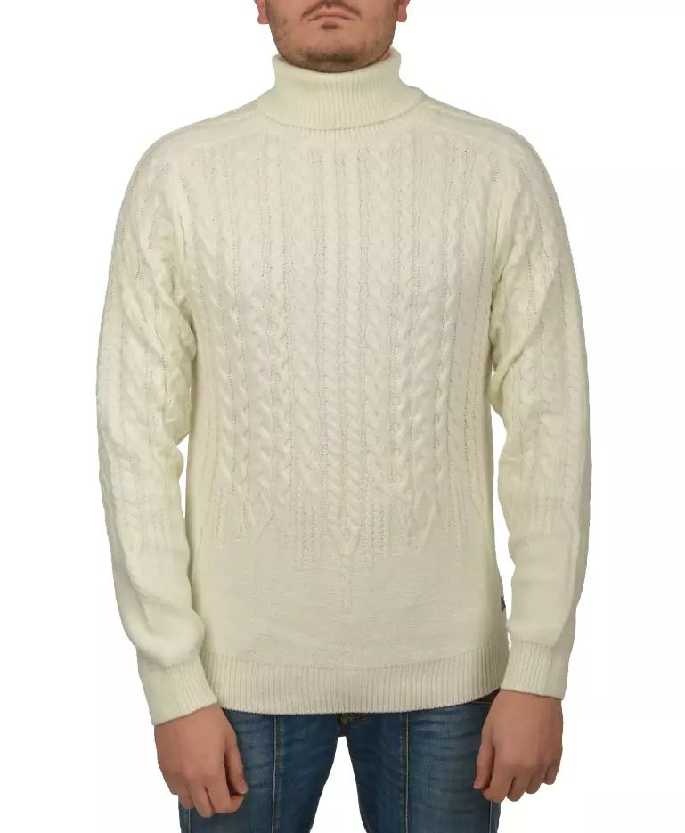 Yes Zee Chic Turtleneck Cable Knit Sweater