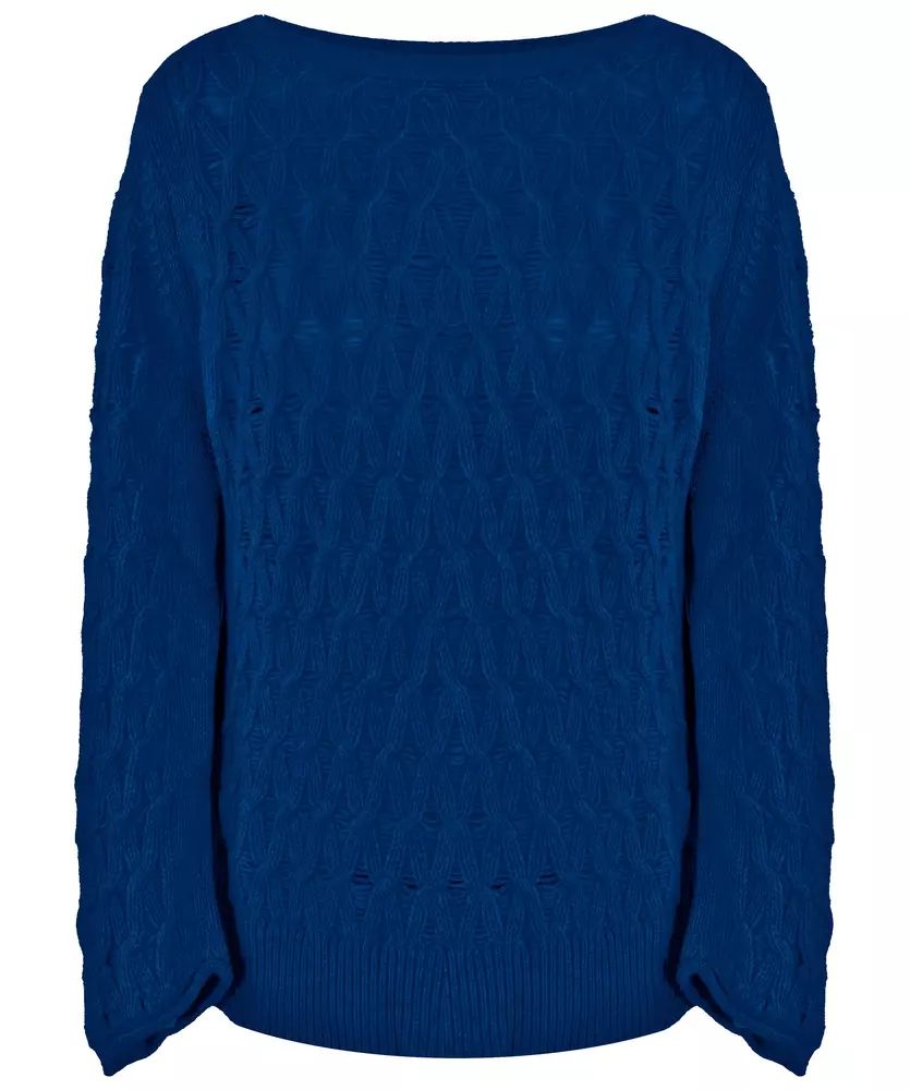 Malo Elegant Wool-Cashmere Boat Neck Sweater