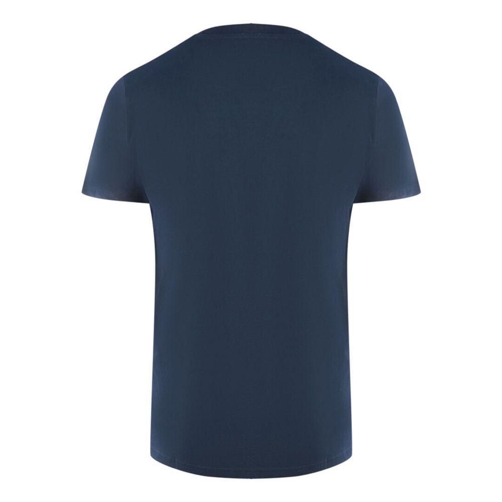 Aquascutum Classic Cotton Logo Tee with Union Jack Detail