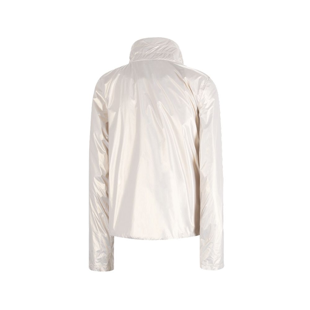 Yes Zee Pearlescent Chic Nylon Jacket for Elegant Evenings