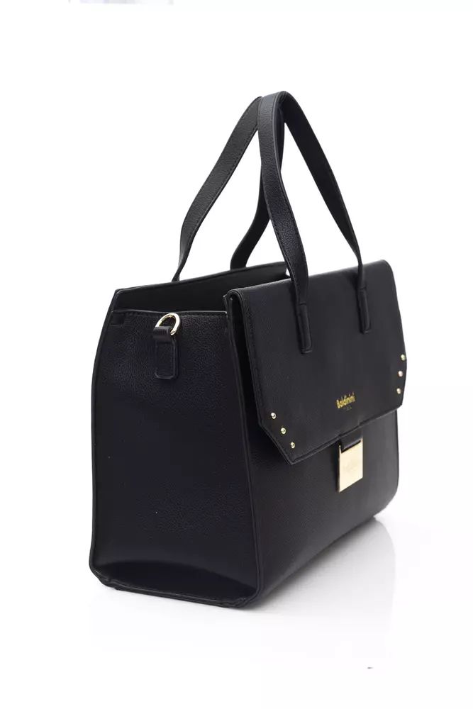 Baldinini Trend Elegant Black Polyethylene Shoulder Bag