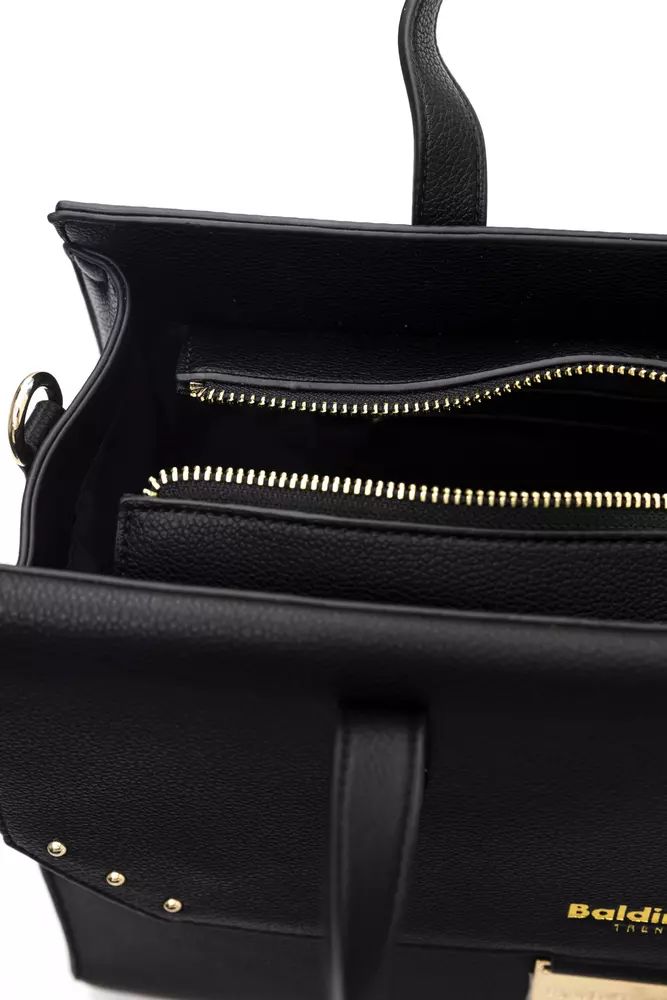 Baldinini Trend Elegant Black Polyethylene Shoulder Bag