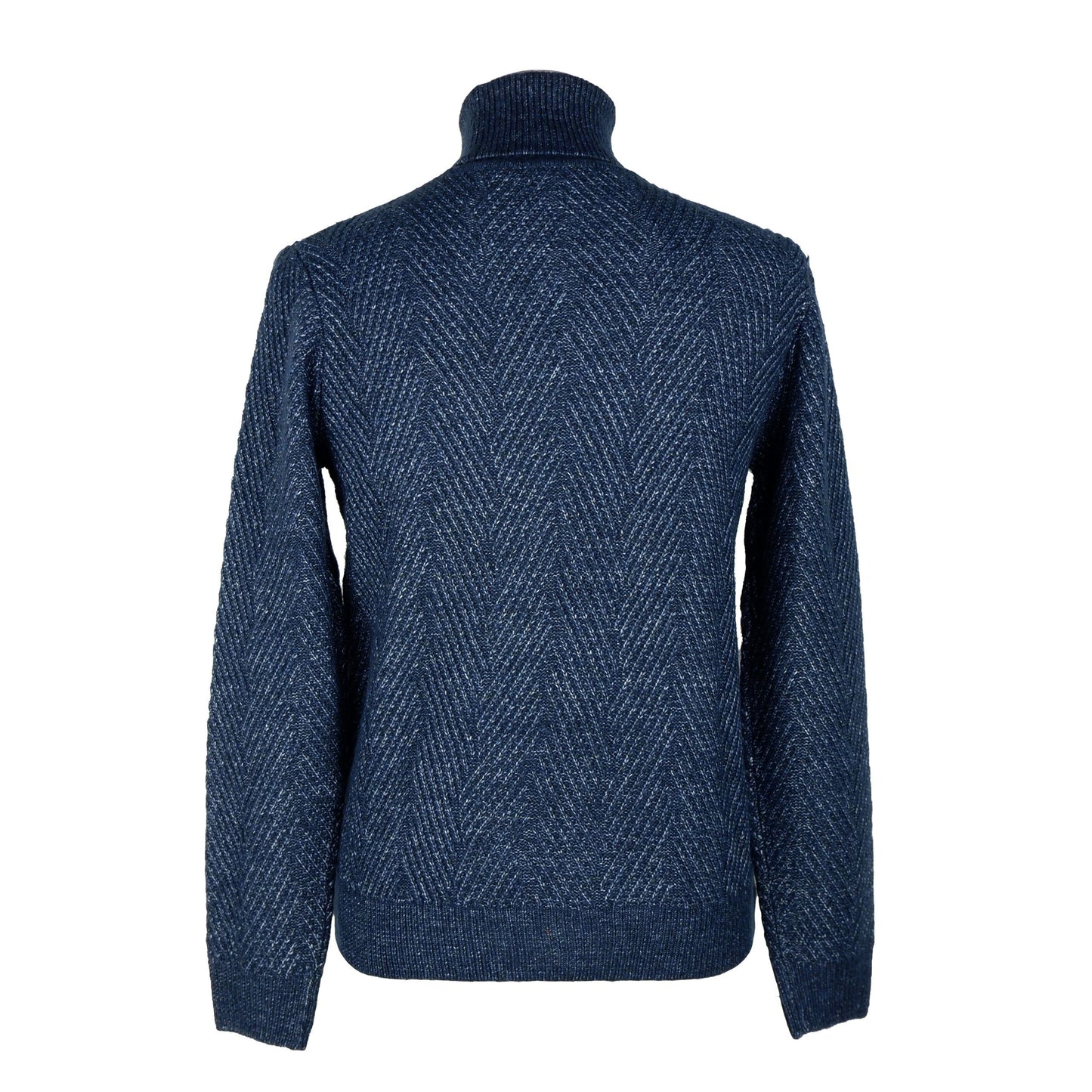 Yes Zee Chic Men's Turtleneck Sweater in Blue