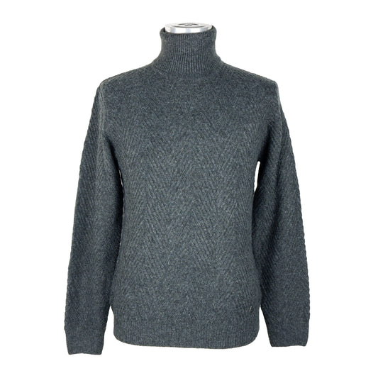 Yes Zee Chic Men's Turtleneck Sweater in Gray