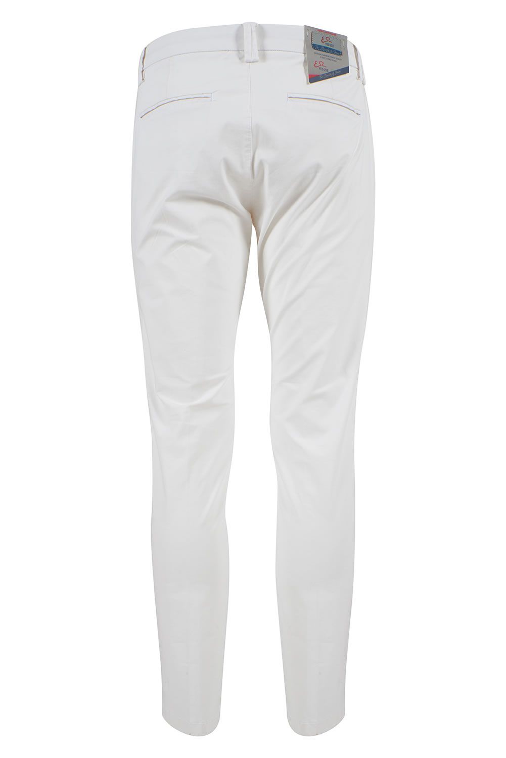 Yes Zee Elegant White Chinos for Men